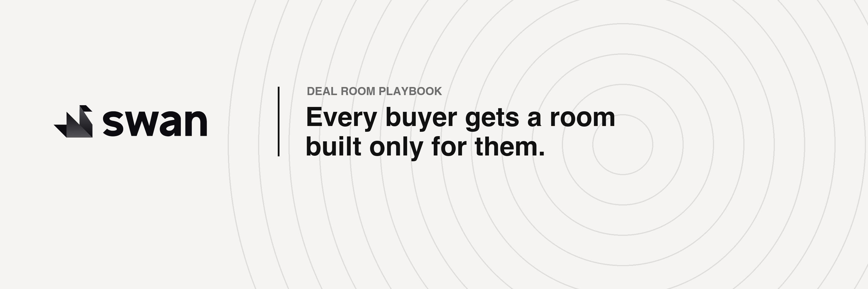 Swan and Lovable building a personal deal room for one buyer